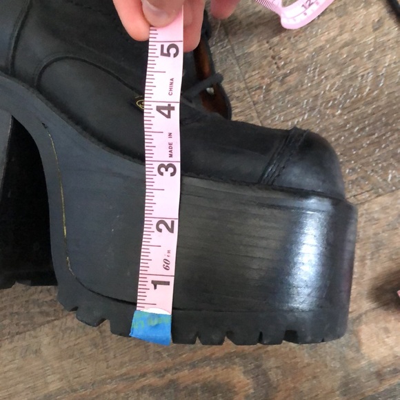 RARE Vintage Buffalo London Platform Combat Boots - Picture 8 of 11